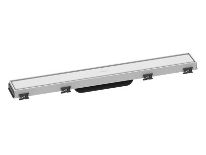 Hansgrohe RainDrain Match Sprchový žľab s roštom 600 z nehrdzavejúcej ocele, s výškovo nastaviteľným rámom, matná biela 56036700-HG