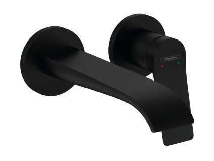 Hansgrohe Vivenis Umývadlová batéria pod omietku, 2-otvorová inštalácia, EcoSmart, matná čierna 75050670-HG