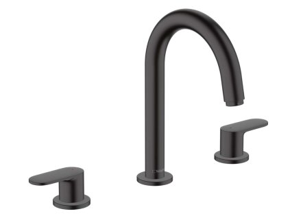 Hansgrohe Vernis Blend Umývadlová batéria s výpusťou, 3-otvorová inštalácia, matná čierna 71553670-HG