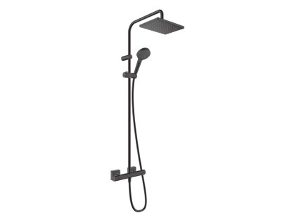 Hansgrohe Vernis Shape Sprchový set Showerpipe 230 s termostatom, matná čierna 26286670-HG