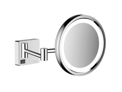 Hansgrohe AddStoris Kozmetické nástenné zrkadlo s LED osvetlením, chróm 41790000-HG
