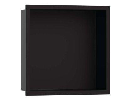 Hansgrohe XtraStoris Original Výklenok do steny s rámom, 30x30x10 cm, matná čierna 56061670-HG