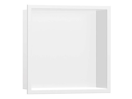 Hansgrohe XtraStoris Original Výklenok do steny s rámom, 30x30x10 cm, matná biela 56061700-HG