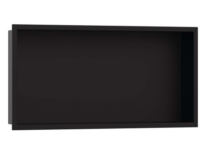 Hansgrohe XtraStoris Original Výklenok do steny s rámom, 30x60x10 cm, matná čierna 56064670-HG