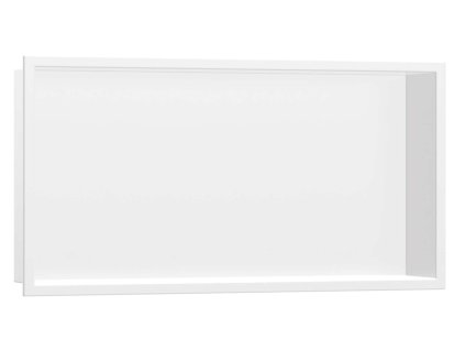 Hansgrohe XtraStoris Original Výklenok do steny s rámom, 30x60x10 cm, matná biela 56064700-HG