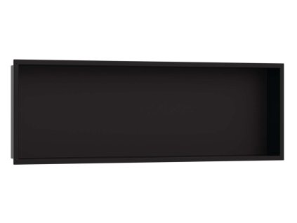 Hansgrohe XtraStoris Original Výklenok do steny s rámom, 30x90x10 cm, matná čierna 56067670-HG