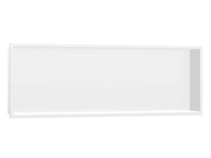 Hansgrohe XtraStoris Original Výklenok do steny s rámom, 30x90x10 cm, matná biela 56067700-HG