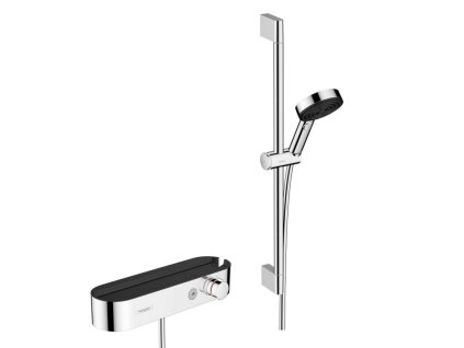 Hansgrohe Pulsify Select Sprchový set Relaxation s termostatom, 3 prúdy, s tyčou 65 cm, chróm 24260000-HG