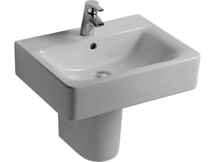 Ideal Standard Connect Umývadlo Cube, 60x46x18 cm, s prepadom, otvor na batériu, s Ideal Plus, biela E7141MA