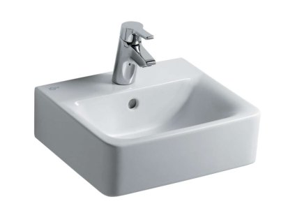 Ideal Standard Connect Umývadielko Cube, 40x36x16 cm, s 1 otvorom na batériu, biela E713701