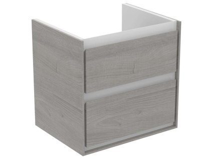 Ideal Standard Connect Air Umývadlová skrinka, 53x41x52 cm, sivý dub/matný biely lak E1606PS