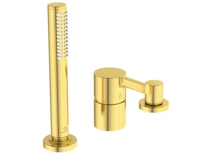 Ideal Standard Joy Batéria na okraj vane, 3-otvorová inštalácia, Brushed Gold BC788A2