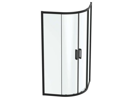 Ideal Standard Connect 2 Sprchový kút, 90x90 cm, čierna/číre sklo K9251V3
