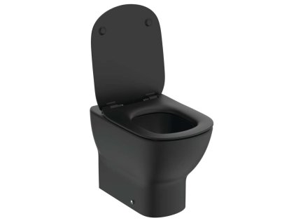 Ideal Standard Tesi Stojace WC s doskou SoftClose, spodný odpad, AquaBlade, čierna T3536V3