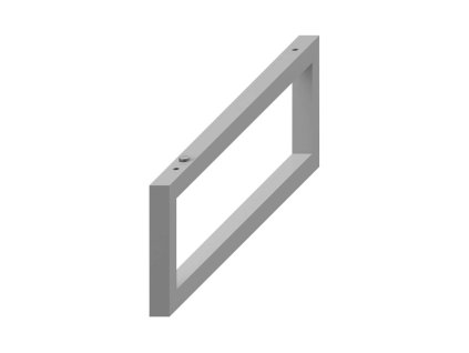 Jika Cubito Podpera pod umývadlové dosky, 420x140 mm, strieborná H4501331720001