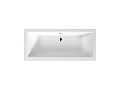 Jika Vaňa 170x75 cm, odpad uprostred, biela H2264200000001