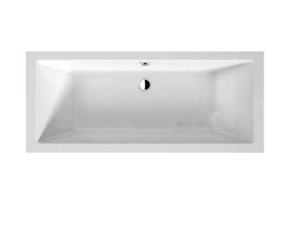 Jika Vaňa, 180x80 cm, odpad uprostred, biela H2254200000001