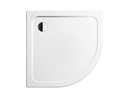 Kaldewei Ambiente Štvrťkruhová sprchová vanička Arrondo 881-2, 100x100 cm, antislip, Perl-Effekt, polystyrénový nosič, biela 460535003001