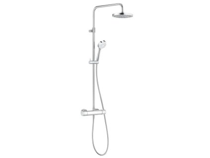 Kludi Logo Sprchový set Dual Shower System s termostatom, 20 cm, chróm 6809505-00