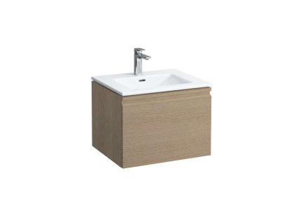 Laufen Pro S Skrinka vrátane umývadla, 60x50 cm-farba svetlý dub H8609624791041