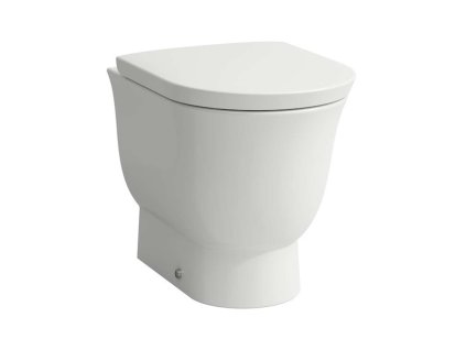 Laufen The New Classic Stojace WC, zadný/spodný odpad, Rimless, matná biela H8238517570001