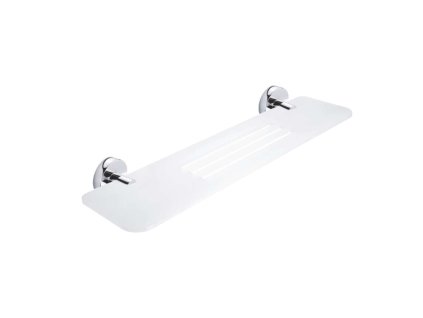 Nimco Unix Polica IXI s frézovanými otvormi, 50 cm, chróm UN X350-26