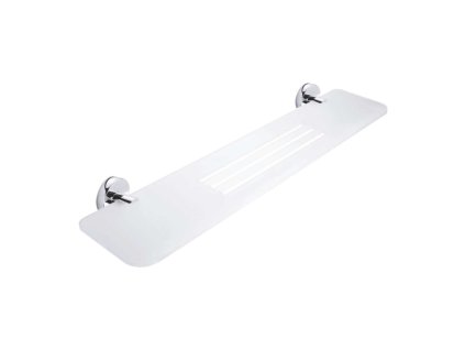 Nimco Unix Polica IXI s frézovanými otvormi, 60 cm, chróm UN X360-26