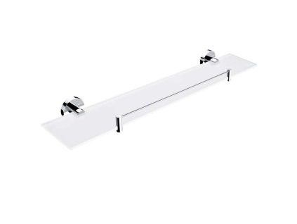 Nimco Unix Polička, dĺžka 60 cm, matné sklo/chróm UN 13091BX-60-26