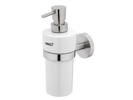 Nimco Unix Dávkovač mydla s držiakom, brúsená nerezová UNM 13031KN-T-10