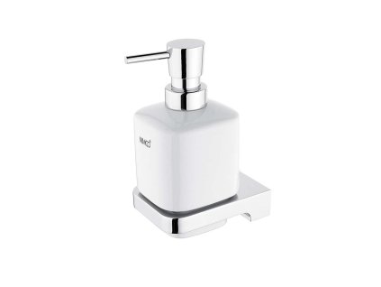 Nimco Maya Dávkovač mydla keramický s držiakom, biela/chróm MA 29031K-T-26