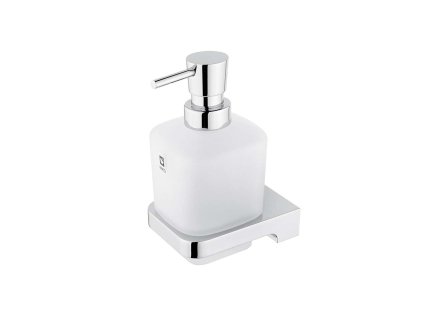 Nimco Maya Dávkovač mydla s držiakom, matné sklo/chróm MA 29031C-T-26