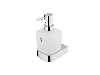 Nimco Nikau Dávkovač mydla s držiakom, 250 ml, matné sklo/chróm NK 30031C-T-26