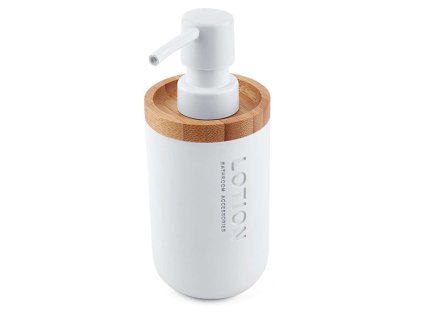Nimco Kora Dávkovač mydla na postavenie, objem 270 ml, biela KO 24031-05