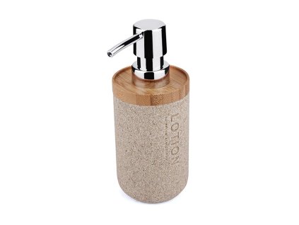 Nimco Kora Dávkovač mydla na postavenie, objem 270 ml, pieskovo béžová KO 24031-86