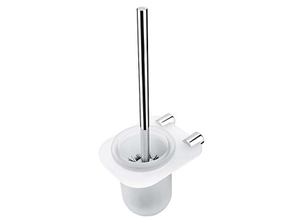 Nimco Bormo WC kefa s držiakom, matné sklo/chróm BR X3-94WN-26