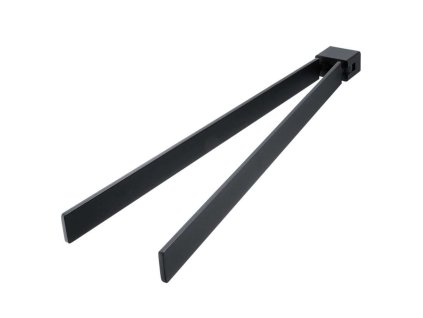 Nimco Kibo Držiak uterákov otočný, 38 cm, čierna mat Ki-14096-90