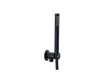 Paffoni Stick Set sprchovej hlavice, držiaku a hadice, matná čierna ZDUP094NO