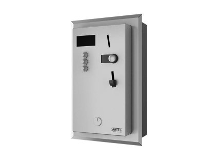 Sanela Príslušenstvo z nehrdzavejúcej ocele Mincový automat na 1-3 sprchy, priame ovládanie SLZA 01MZ