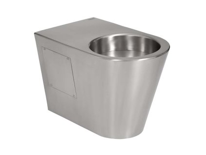 Sanela WC z nehrdzavejúcej ocele Stojace WC z nehrdzavejúcej ocele, kapotované, antivandal SLWN 30