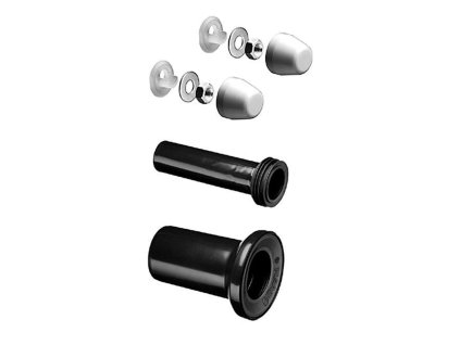 Schell Compact II Prítoková a odtoková súprava na závesné WC 032070099