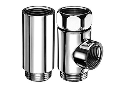 Schell Príslušenstvo Spojka T a dištančná vložka, chróm 041010699