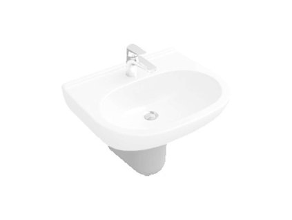 Villeroy & Boch O.novo Polostĺp, CeramicPlus, alpská biela 526600R1
