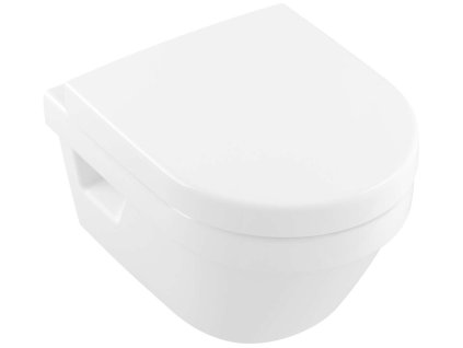 Villeroy & Boch Architectura Závesné WC Compact s doskou SoftClosing, DirectFlush, alpská biela 4687HR01