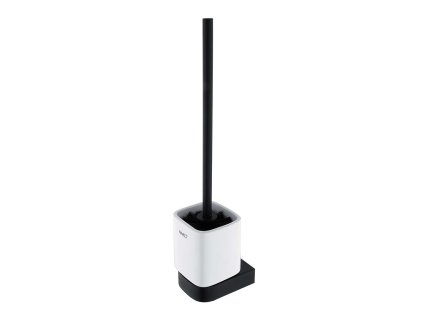 Nimco Nikau WC kefa s držiakom, biela keramika/čierny mat NKC 30094KN-90