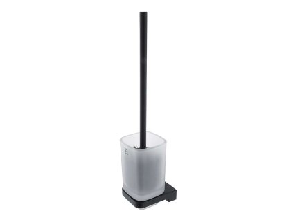 Nimco Maya WC kefa s držiakom, matné sklo/čierny mat MAC 29094CN-90