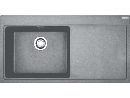 Franke Mythos Fragranitový drez MTG 611/2, 100x52 cm, sivý kameň 114.0150.007