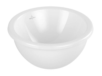 Villeroy & Boch Loop&Friends Umývadlo vstavané, priemer 38 cm, s prepadom, CeramicPlus, alpská biela 4A5200R1