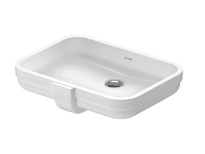 Duravit Soleil by Starck Umývadlo, 49x35 cm, zápustné, s prepadom, bez otvoru na batériu, biela 0397490060