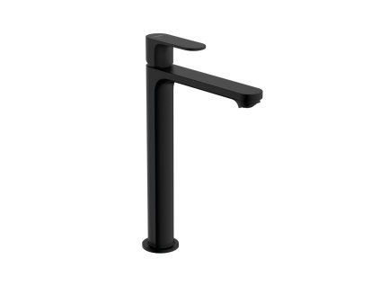 Hansgrohe Rebris S Batéria na umývadlovú misu, s výpustom, CoolStart, matná čierna 72580670-HG