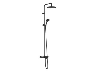 Hansgrohe Vernis Blend Sprchový set Showerpipe 240 s vaňovým termostatom, 2 prúdy, matná čierna 26899670-HG